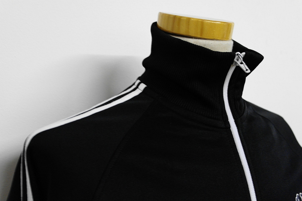Twin Taped Track Jacket - Navy / White - The Third Estate Ltd